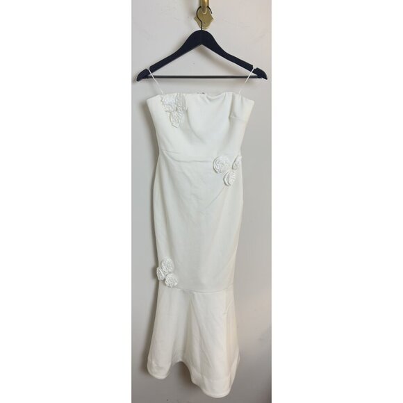 LIKELY Ilene Strapless Cocktail Dress in White Size US 4 - Picture 3 of 12